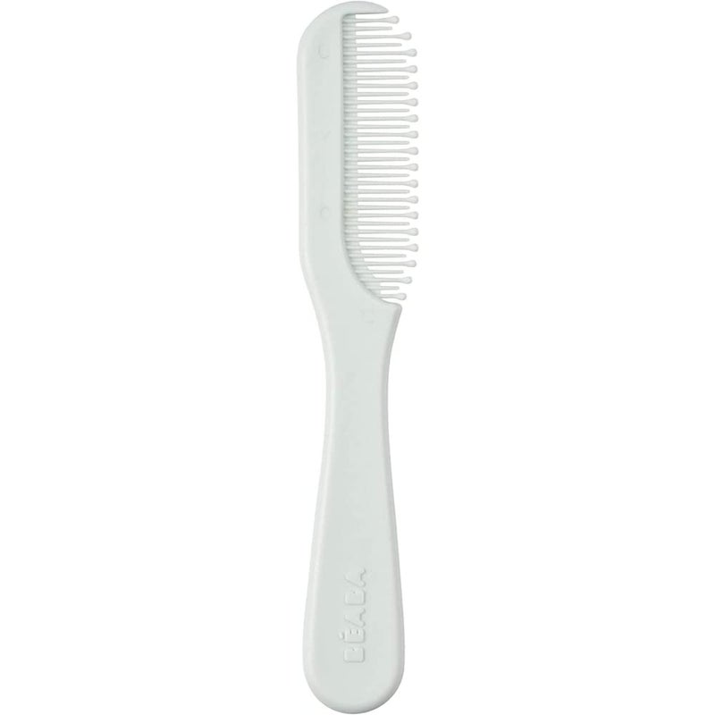Baba Beaba Brush & Comb Set - Baby Grooming Kit with Soft Bristle, Ergonomic Handles, Easy Grip, For Infants to Toddlers, Green Blue, 0m+ - Image 3