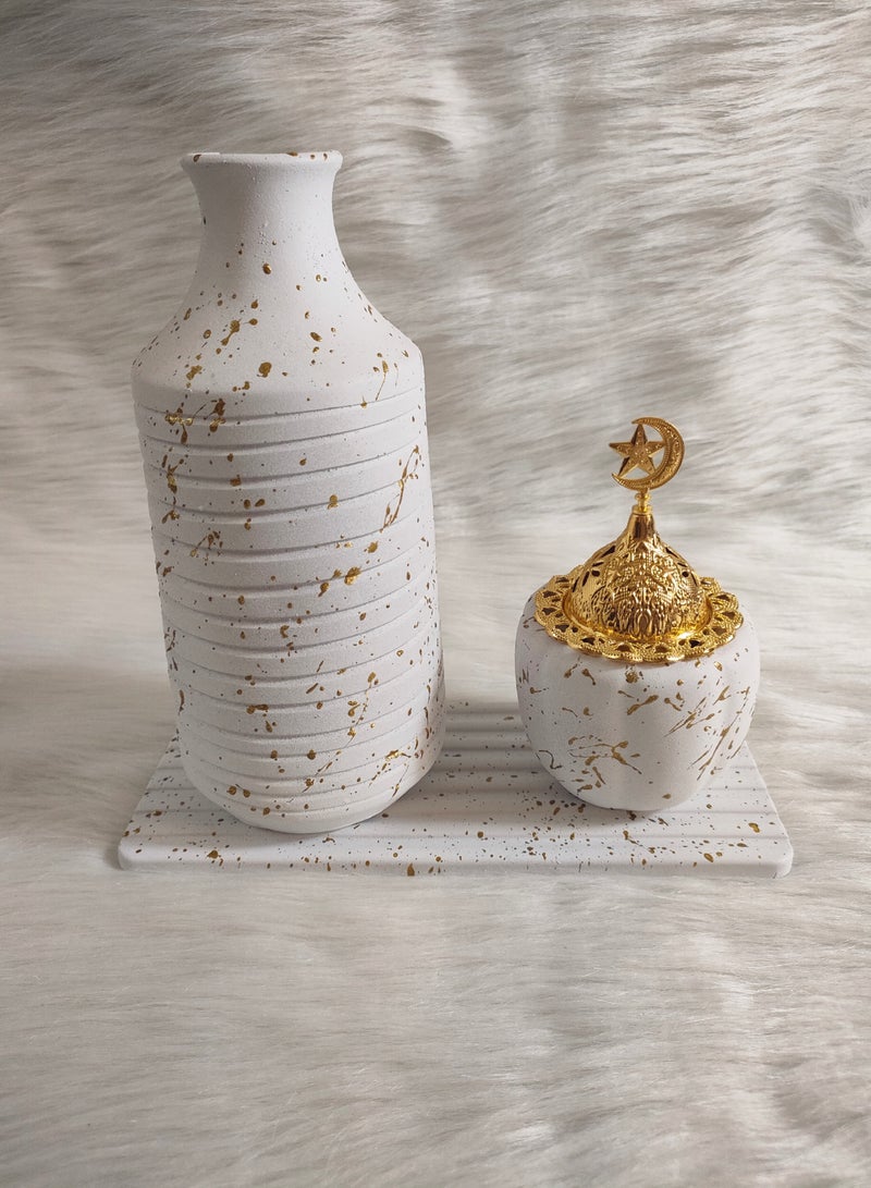 Modern vase and incense burner - elegant decor for occasions and gifts  - Image 1