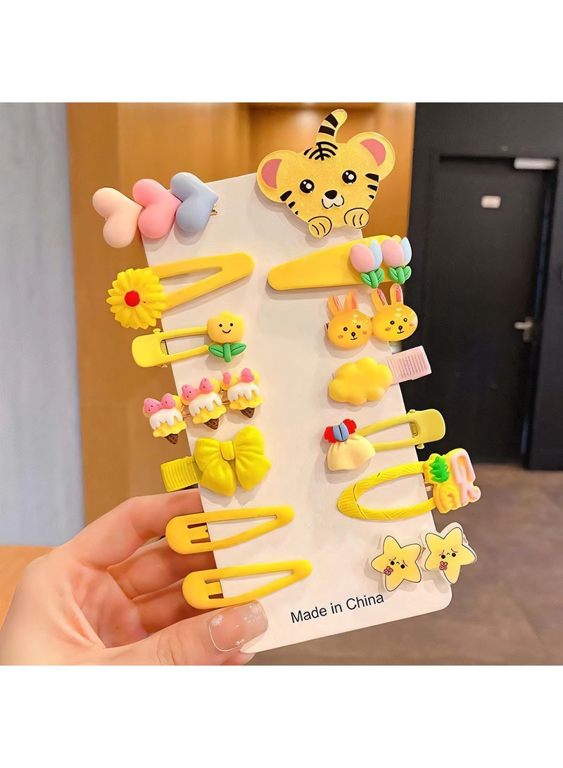 Generic 42-Piece Cute Hair Clips for Girls & Kids - Colorful Fruit, Animal, Flower, and Character Designs, Fun Hair Accessories for Toddlers and Children  - Image 3