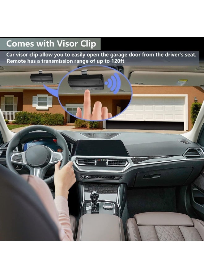 Universal Garage Door Opener Keypad Wireless Keypad Keyless Entry Compatible with Overhead Linear Garage Door Opener Remote Learn on Switch (Size : 893MAX) - Image 3