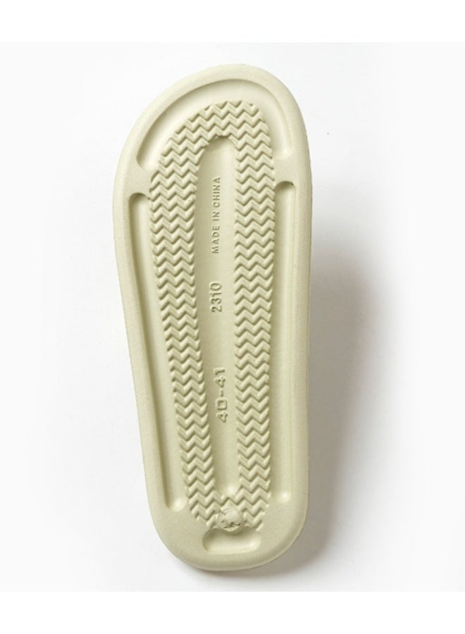 جين لى تشيانغ نعال استحمام حمام EVA، غير قابلة للانزلاق، سريعة الجفاف، خفيفة الوزن، نعال استحمام منزلية، نعال شاطئ، نعال منزلية فائقة النعومة، يمكن استخدامها في الداخل والخارج (يوصى باختيار مقاس أكبر من المقاس الفعلي) (المقاس 38-39/23.5 سم) - Image 2