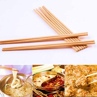 ikis 5 Pairs Natural Bamboo Cooking Chopsticks SquareHead HotPot Chopsticks Serving Chopsticks Cooking Wooden Chopsticks EcoFriendly and Reusable Sushi Frying Cooking Noodle Chopsticks - pzsku/Z16C6C9026100287CAE4AZ/45/1748243445/4fdd50ff-5968-4f4c-81e6-96e7b0a7673a