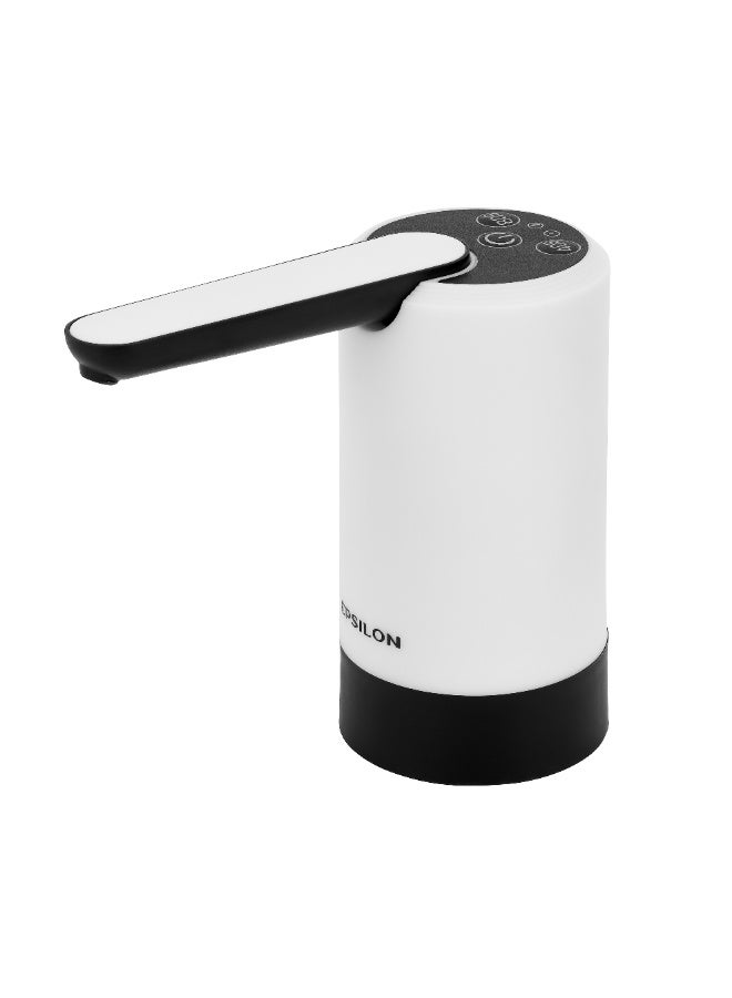 Epsilon Automatic Water Dispenser with USB Rechargeable Battery | One-Touch Electric Water Pump for 1.5–18.9L Bottles | BPA-Free Portable Water Gallon Dispenser for Home & Office - Image 1