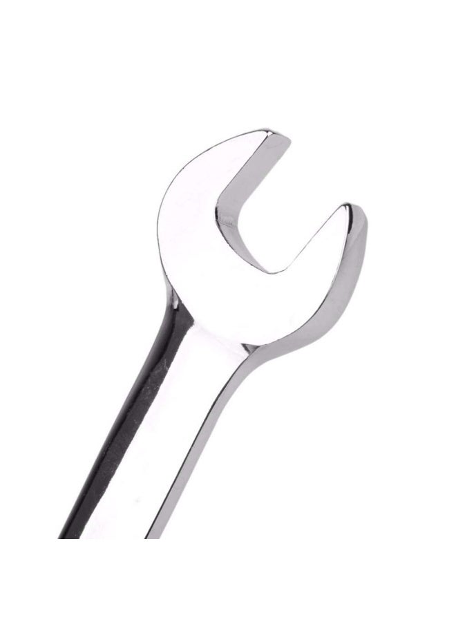 8-Piece Combination Spanner Set (8–19mm) Chrome Vanadium Steel, Open & Ring Wrench Set with Roll-Up Pouch for Mechanical, Automotive & Home Use - JK10042 - Image 3