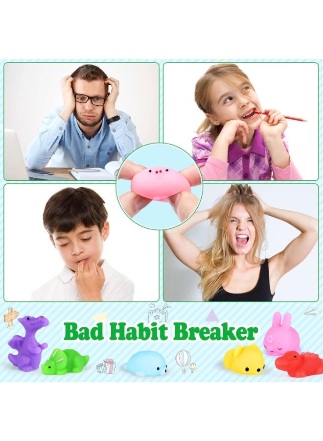 Flushrenic 30PCS Random Toys Kids Party Favors Mini Animals Fruit Stress Relief Toys Bulk Classroom Prizes Easter Egg Fillers Christmas Goodie Bag Stuffers Kids Valentines Gifts (30） - Image 5