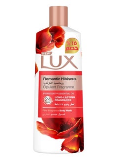 Lux Lux Perfumed Body Wash Romantic HibiscUS For 24 Hours Long Lasting Fragrance 500 Ml  - Image 1