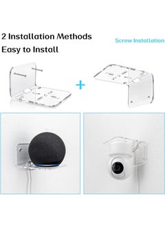 PARIKSHIT SUBLIMATION WITH DEVICE OF PS Parikshit Sublimarion 2 Pcs CCTV Camera Stand Holder Wall Mount for CCTV Security WiFi Camera Home Outdoor Indoor Office Shop Pack of 2 4 Holes  - Image 4