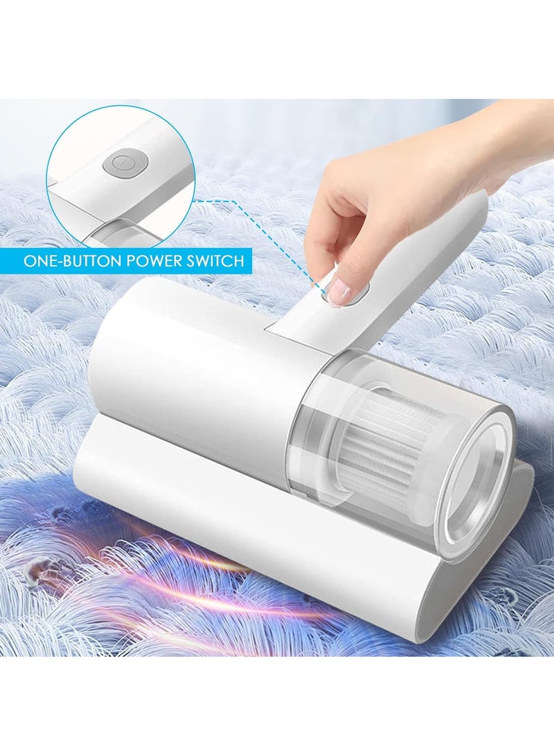 DubaiGallery مكنسة كهربائية محمولة لتنظيف المراتب، مكنسة كهربائية بالأشعة فوق البنفسجية بقوة 1200 مللي أمبير في الساعة، شفط قوي بقوة 10 كيلو باسكال، بطارية مدمجة، لاسلكية - Image 2