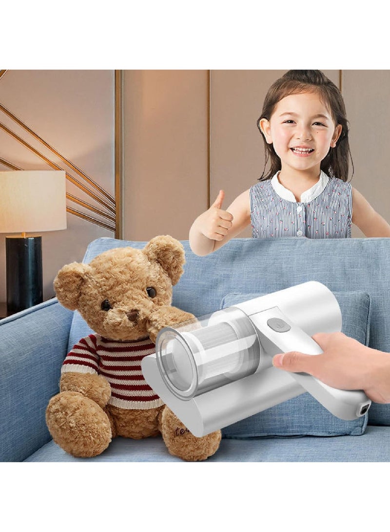 DubaiGallery مكنسة كهربائية محمولة لتنظيف المراتب، مكنسة كهربائية بالأشعة فوق البنفسجية بقوة 1200 مللي أمبير في الساعة، شفط قوي بقوة 10 كيلو باسكال، بطارية مدمجة، لاسلكية - Image 3