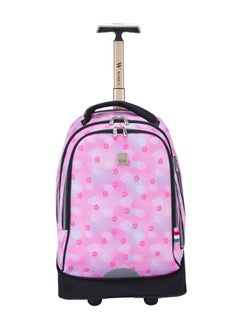 Wires 3 Piece Kids School Trolley Bag laptop compartment Big Wheels With Lunch bag & Pencil Case  - Image 2