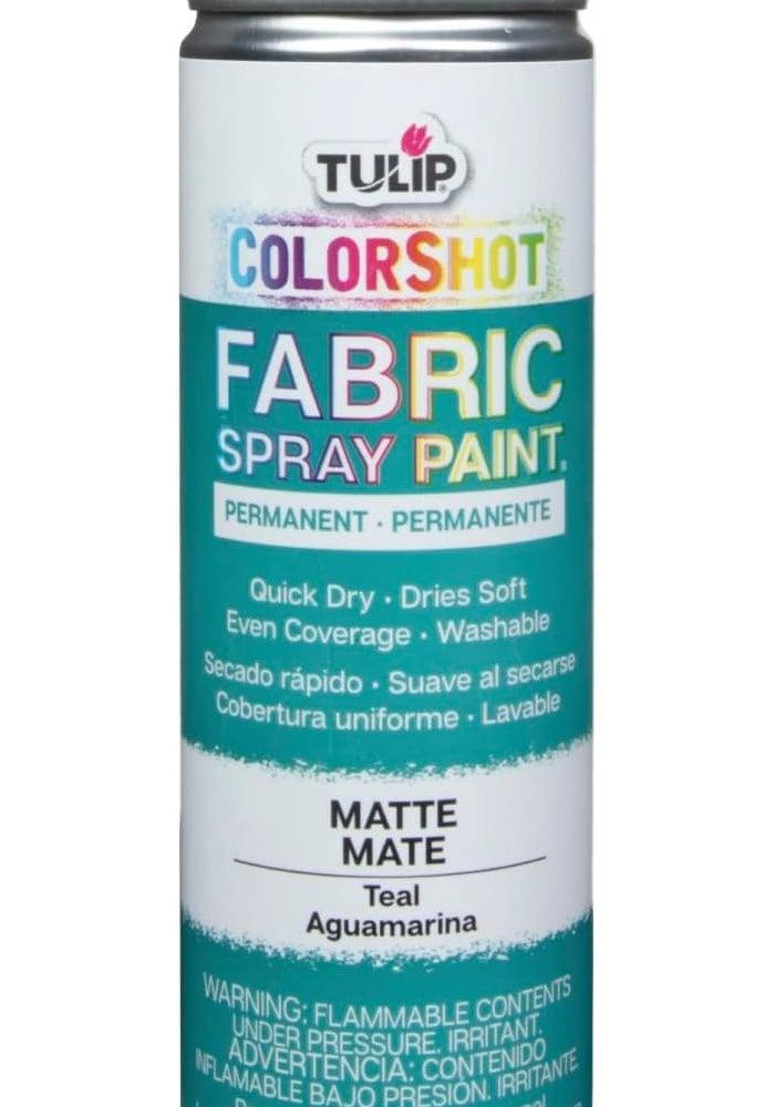 Tulip ColorShot Instant Fabric Color Spray Paint 3oz - Teal - Image 3