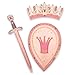 Liontouch  Queen Rosa Foam Sword Shield  Crown for Girls  Age 38 Years  Durable  Safe Set in Medieval Style for Pretend Play  Toy Weapons  Battle Accessories for Dress Up  Royal Costumes - Image 4