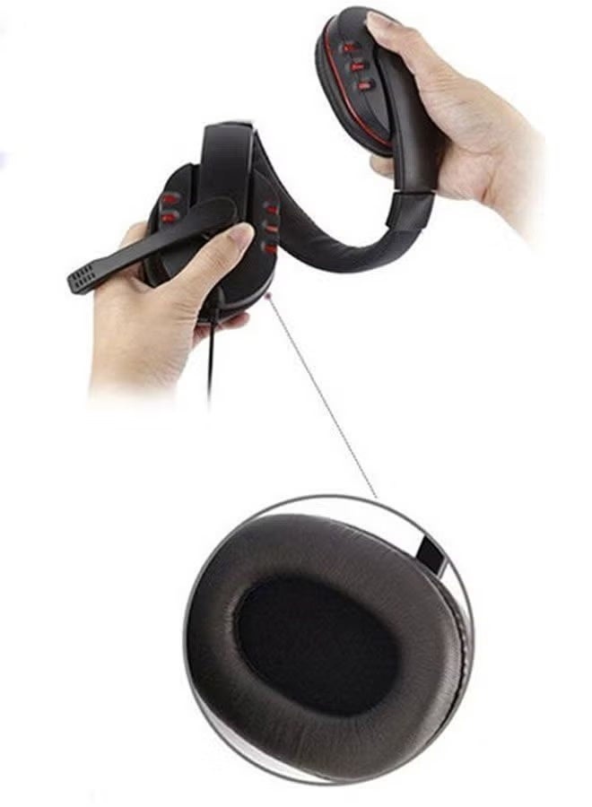 Wired Over-Ear Gaming Headphones With Mic - Image 3