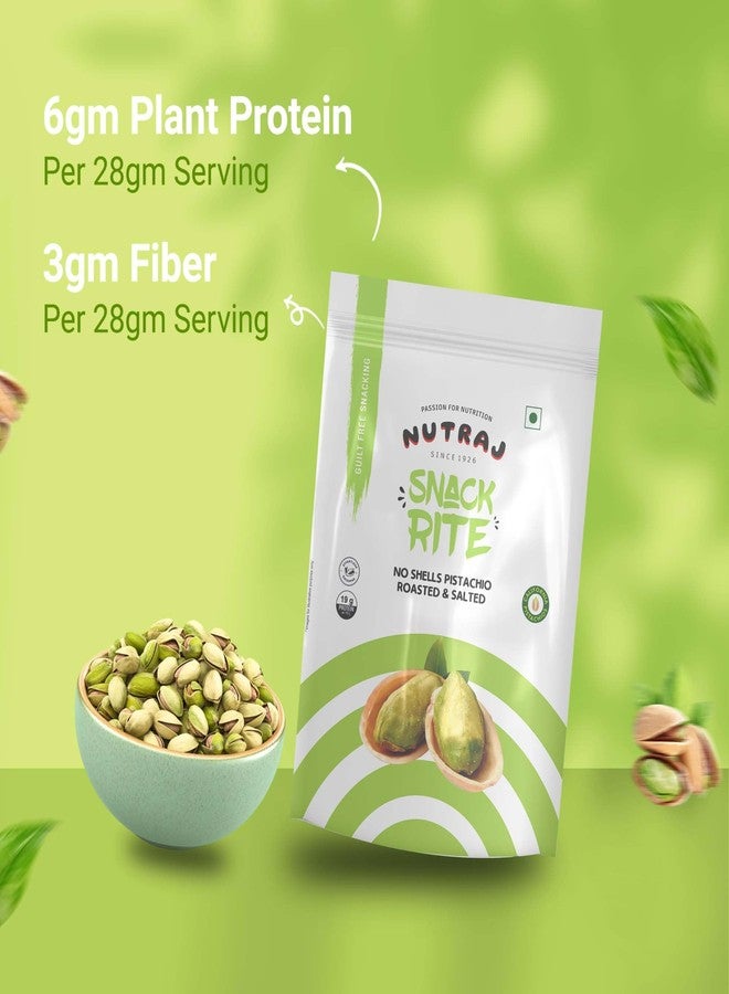 Nutraj California No Shell Pista Kernels 100g | Without Shell Roasted Salted Pistachios - Image 2