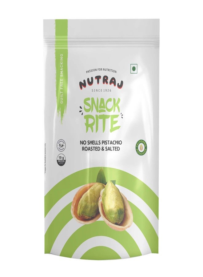 Nutraj California No Shell Pista Kernels 100g | Without Shell Roasted Salted Pistachios - Image 1