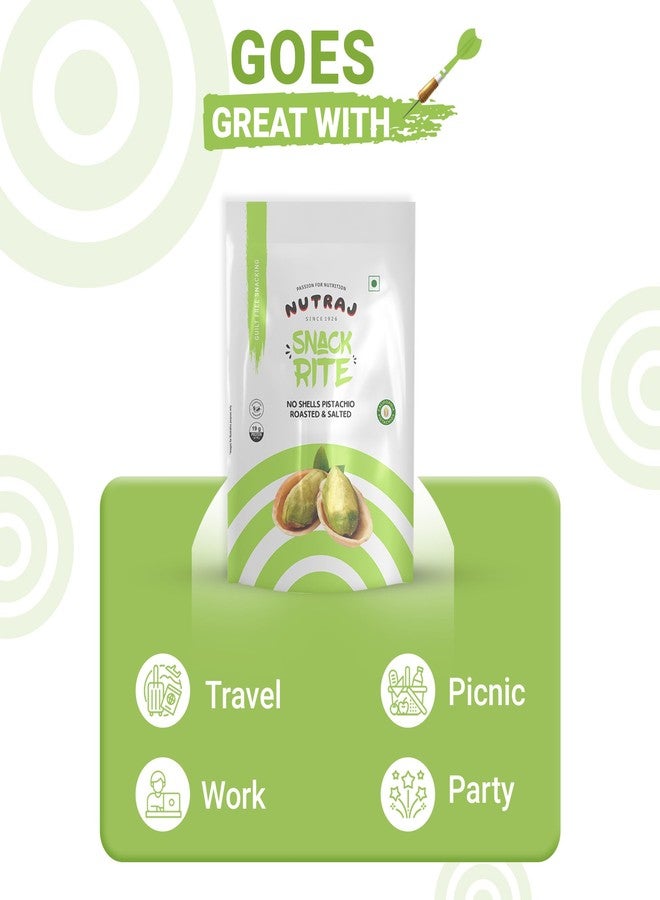 Nutraj California No Shell Pista Kernels 100g | Without Shell Roasted Salted Pistachios - Image 5