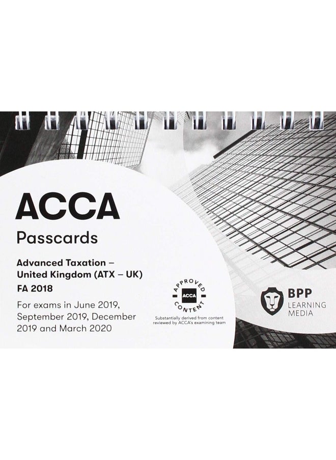 null - ACCA Advanced Taxation FA2018: Passcards - Image 1