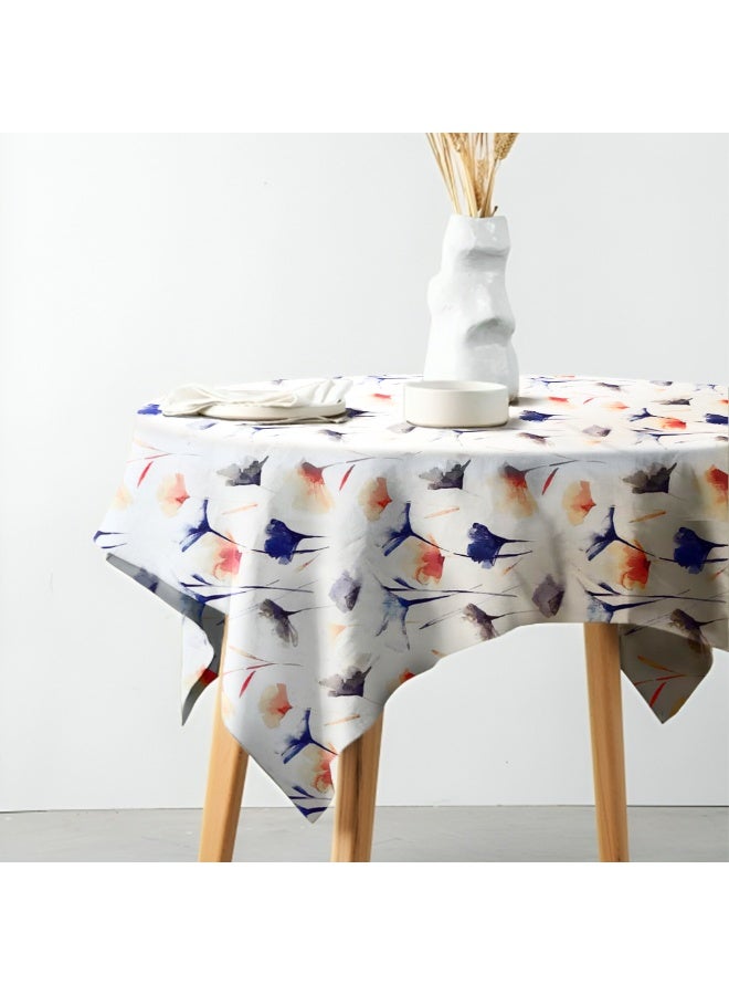 Intex Curtains House Sou Linen Velvet Square Table Cloth – Elegant Fabric  for Livning Rooms & Home Decor – Ultra-Soft, Wrinkle-Resistant – 1 Piece 130x130cm - Image 5