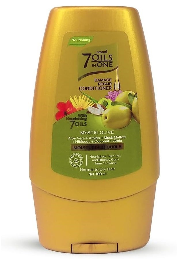 emami 7 Oil In One Damage Repar Conditioner - Mystic Olive - 100ml - Image 1