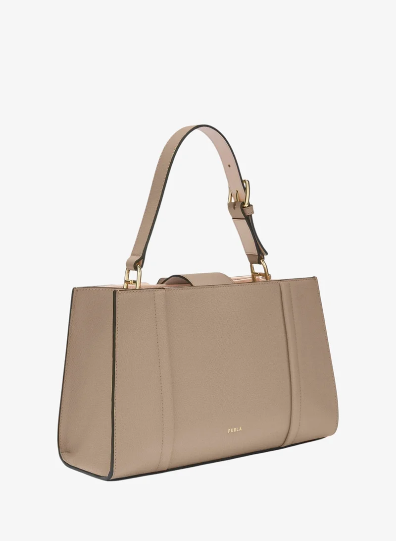 Furla Brown Riva Tote M for Women | Best Price UAE