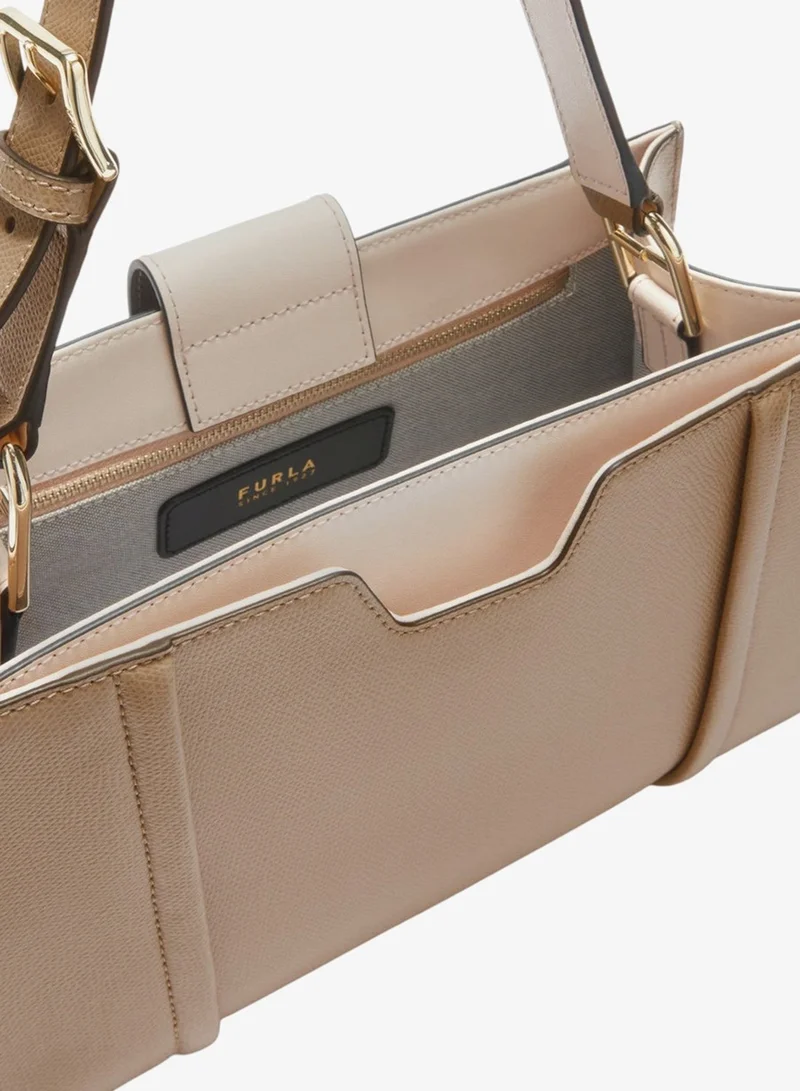 Furla Brown Riva Tote M for Women | Best Price UAE