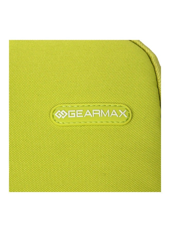 جير ماكس حقيبة  Gearmax كامبوس رفيعة مقاومة للماء مصممة لاجهزة اللاب توب والترا بوك مع شنطة للماوس ١٣ انش - اصفر - Image 4
