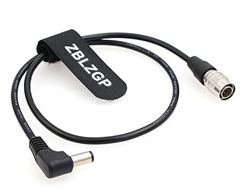 ZBLZGP Right Angle 2.5 DC to Hirose 4 Pin Male Power Cable for Zoom F8 / Zoom F4 / Sound Devices/Blackmagic - Image 4