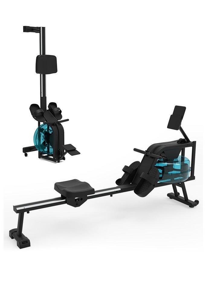 Sumkyle Rowing Machine Water resistance force Material of high quality steel Home Use Bluetooth Enabled With Tablet Stand And Comfortable Seat Cushion 120KG Load Bearing Support Kinomap And Fitshow Applications And other applications  - Image 1