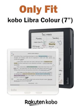 حامي شاشة متوافق مع Kobo Libra Colour/Kobo Libra 2 (7 بوصات)، يشمل [قطعتين] من الفيلم الواقي المرن عالي الدقة (HD) المصنوع من TPU، يوفر حماية ضد الخدوش، ويضمن تغطية كاملة للشاشة بدون فقاعات. - pzsku/Z16C79FDAE5D632C78F40Z/45/_/1736218999/8999d796-3162-40bb-a1bb-5d282e13429e
