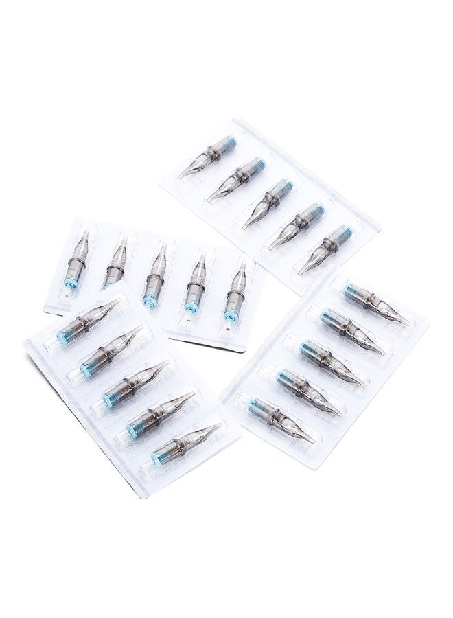 20-Piece Tattoo Cartridge Needle Black - Image 2
