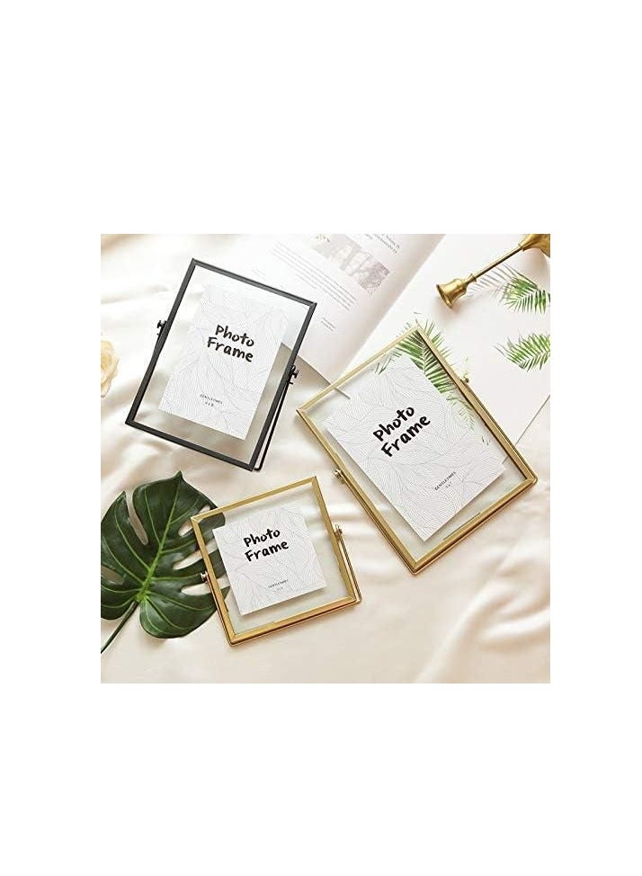 Photo Picture Frame Decorative Collection Simple Metal Geometric Picture Frame 1 Piece,5*7inches - Image 3