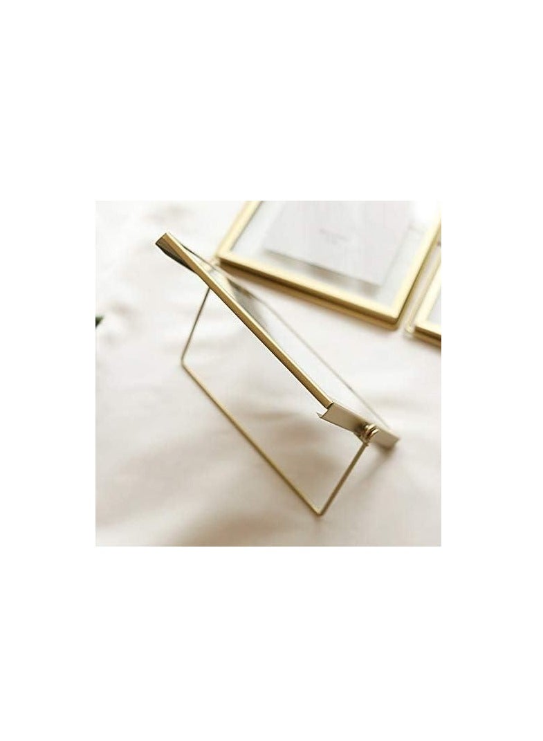 Photo Picture Frame Decorative Collection Simple Metal Geometric Picture Frame 1 Piece,5*7inches - Image 4