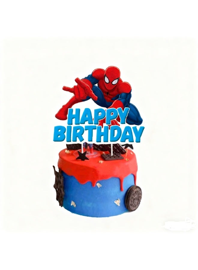 JAYATO 72 pc Red Spider-Man Theme Birthday Paper Plates, Cups, Napkins, Cutlery Set of Knives, Forks and Spoons Party Decoration Tableware Accessories Set - Image 5