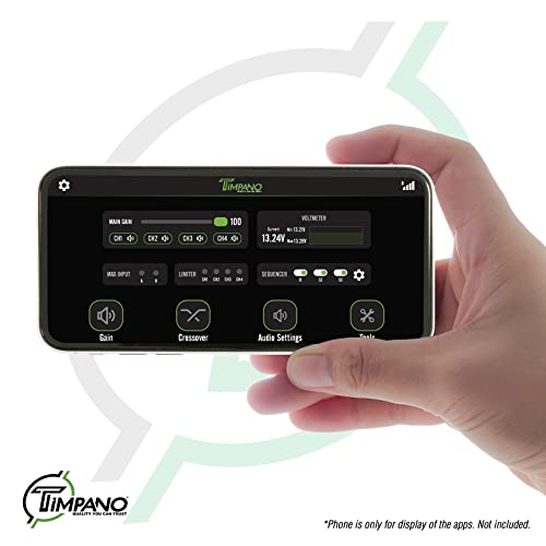 Timpano TPT-SP4BT Bluetooth DSP 4 Output Channel- Full Digital Signal DSP Car Audio Processor - Built-in Voltmeter and Remote Relay - Image 4