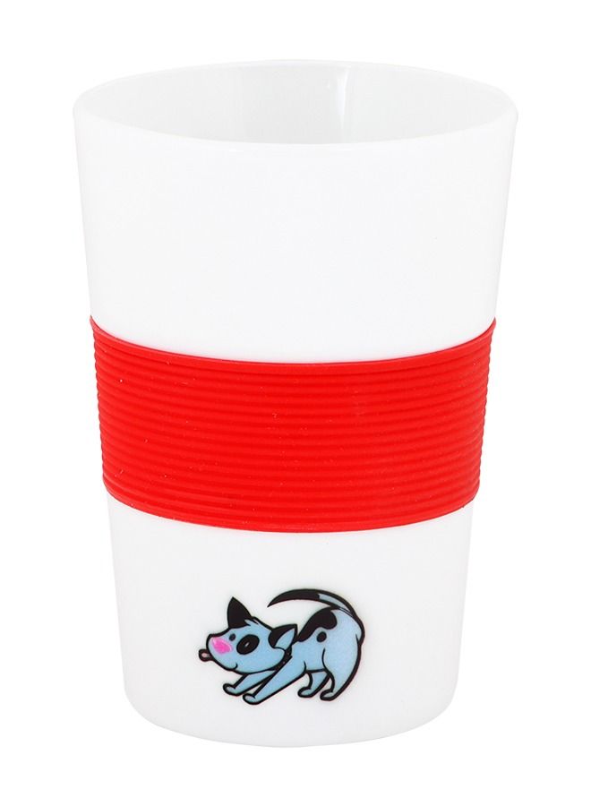 Biggdesign Cats Design Ceramic Mug 500 ML White/Red - Image 1