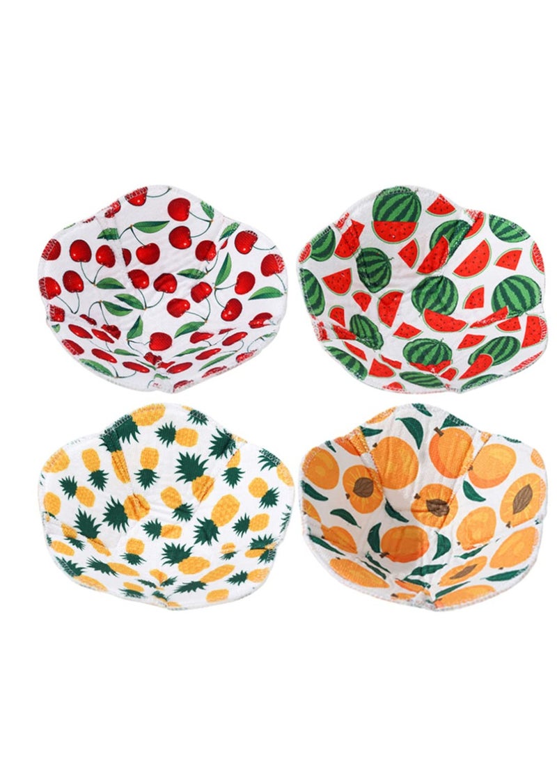 SYOSI Microwave Bowl Cozy Hugger Hot, Soup Bowl Holders Safe Hot Plate Holder, Dish Holder Pads, Heat Resistant Bowl Potholders, Quilted Bowl Cozy for Home, Kitchen, Food Warmer, Multiple Usages (4pcs)  - Image 1
