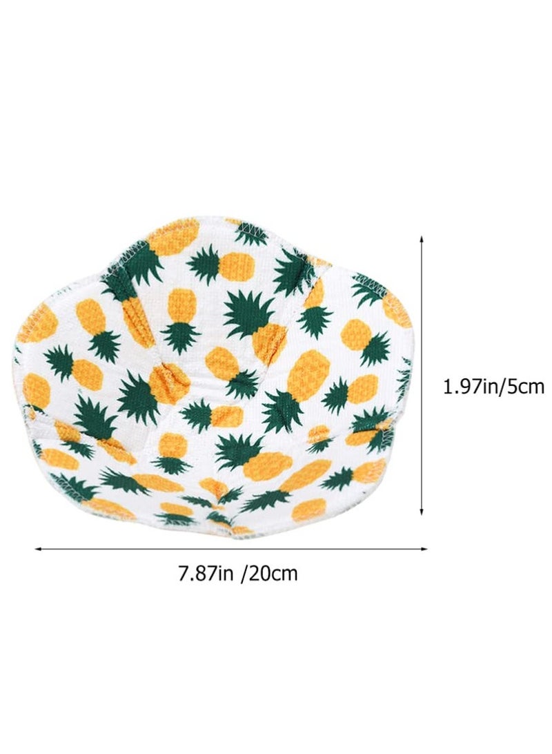 SYOSI Microwave Bowl Cozy Hugger Hot, Soup Bowl Holders Safe Hot Plate Holder, Dish Holder Pads, Heat Resistant Bowl Potholders, Quilted Bowl Cozy for Home, Kitchen, Food Warmer, Multiple Usages (4pcs)  - Image 3