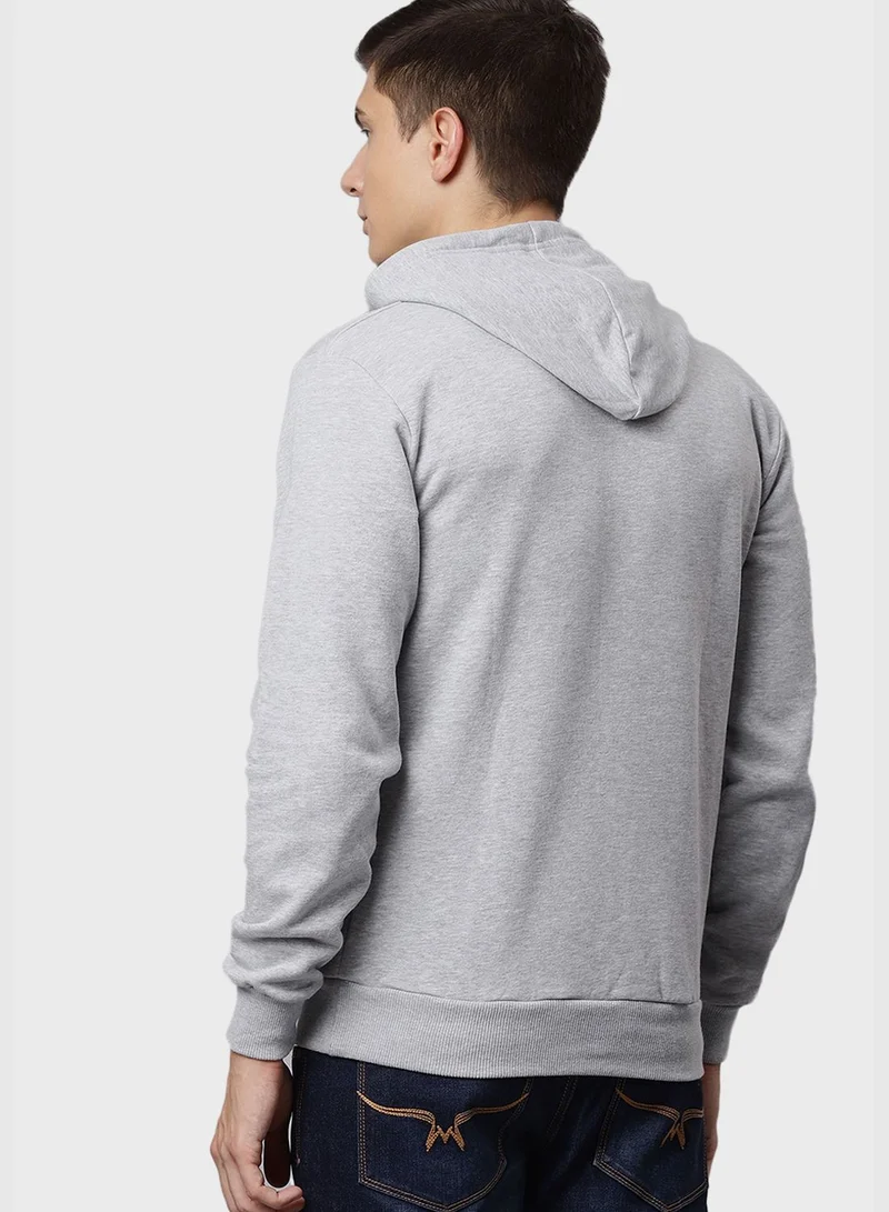 Campus Sutra Front Pocket Hoodie