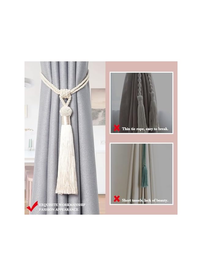 The Bros حبل ستارة مزين بتعليقة طويلة - عبوة من 2 قطعة - Image 3