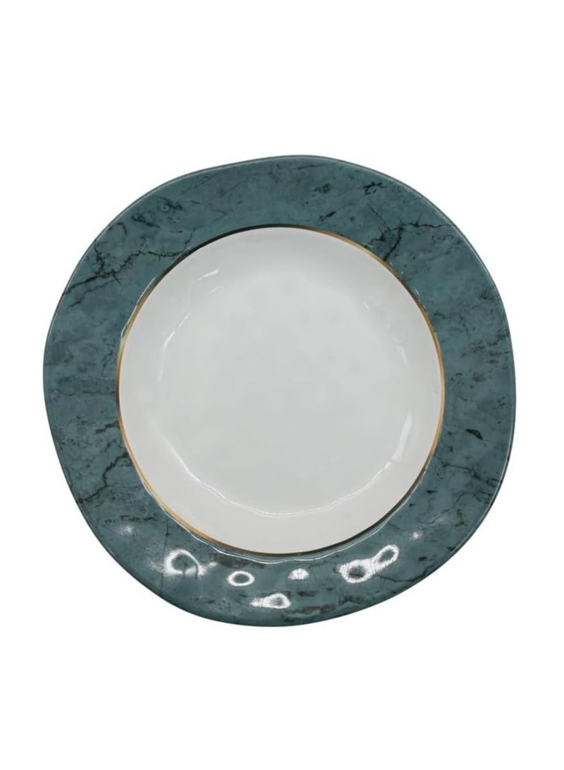 AKDC Melamine Round  Soup Plate 9 Inch Multicolor - Image 1