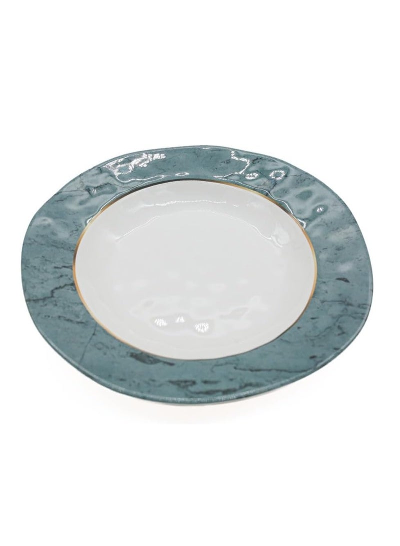 AKDC Melamine Round  Soup Plate 9 Inch Multicolor - Image 3