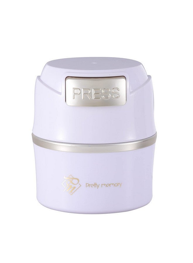 Pretty memory Lash Glue Holder, Glue Storage Container Eyelash Extensions For 3-8 Pcs Of Glue, Adhesive Jar Stand Sealed Lash Artists Tool (White - Gold) - Image 1