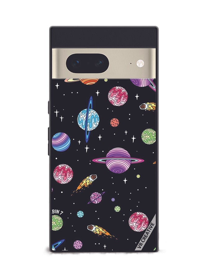 VR CREATIVE Protective Case Cover For Google Pixel 7 Astronaut Design Multicolour - Image 1