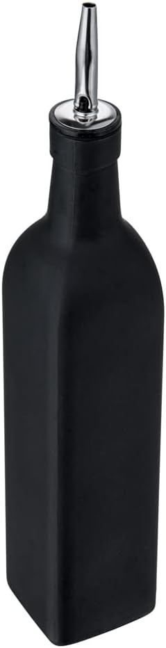 Restaurantware زجاجة توزيع زيت الزيتون سعة 169 أونصة من رستوران وير RW 1 زجاجة توزيع زيت المطبخ مع صنبور من الفولاذ المقاوم للصدأ غير متسرب زجاج أسود لتوزيع زيت الزيتون للطهي أو تتبيلات السلطة - Image 2