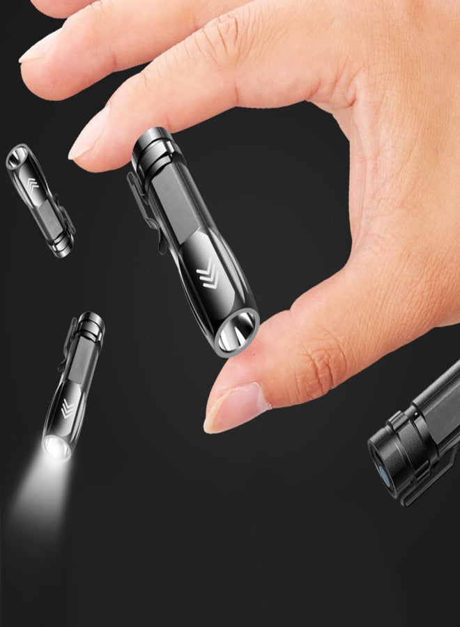 USB glare flashlight multi-function zoom flashlight outdoor camping flashlight - Image 4