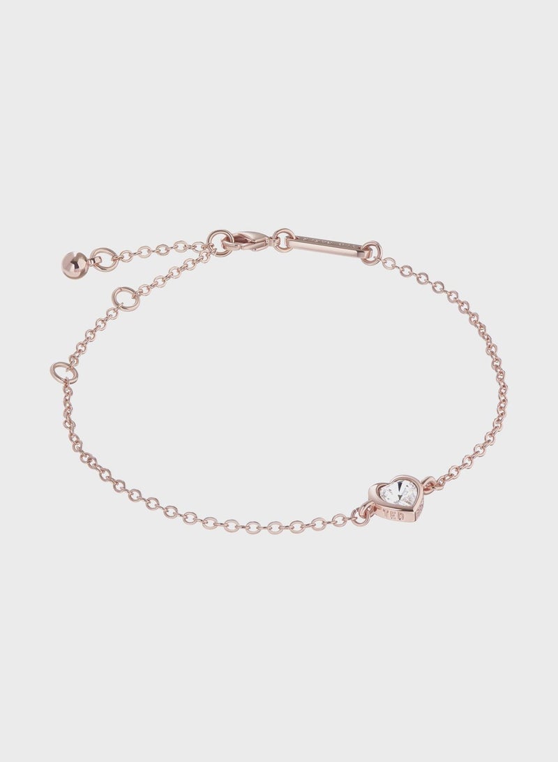 Ted Baker Hansa Crystal Heart Bracelet - Image 2