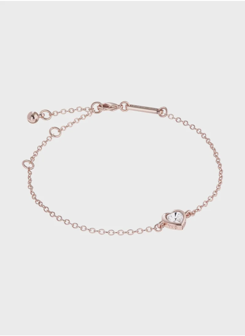 Ted Baker Hansa Crystal Heart Bracelet