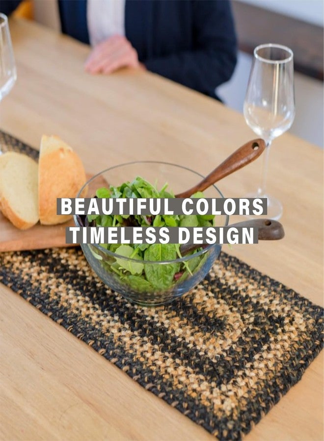 Homespice - Kilimanjaro 36 Inch Table Runners, a Thick Table Runner of Premium Jute to Use as Primitive Table Runners - Hand Braided, Flawless Edges - Reversible and Long Table Runner, 11x36 Inches - Image 4