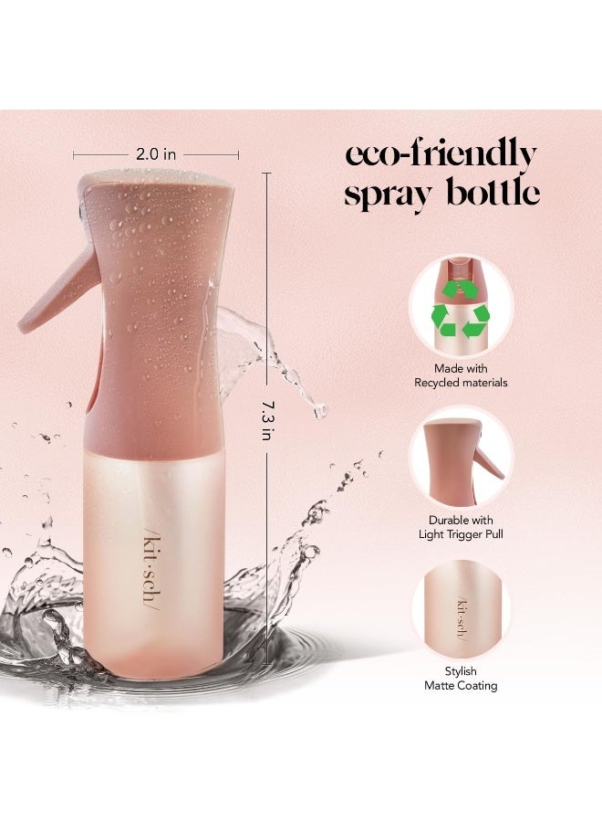 Kitsch Hair Spray Bottle, Continuous Spray with Ultra-Fine Mist for Hairstyles, Barber Salons, Cleaning, Plants, Versatile, Made of Recycled Plastic, Terracotta, 150ml - Image 5