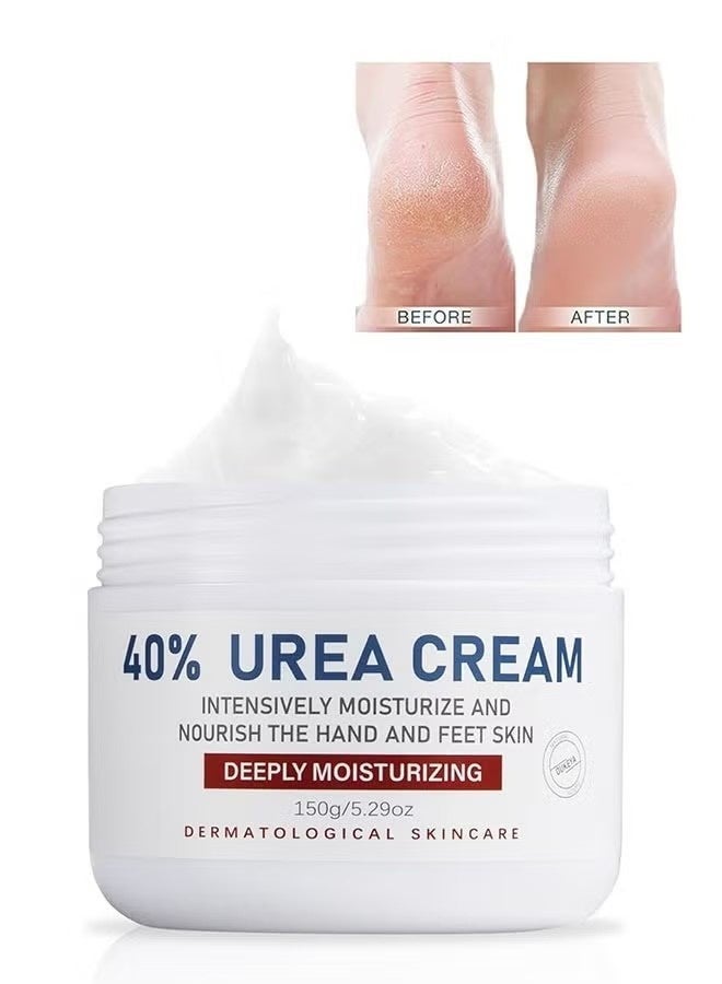 CANAMIN 40 Percent Urea Cream 150g, Intensively Moisturize And Nourish The Hand And Feet Skin, Urea Foot and Hand Cream for Dry Cracked - Image 1